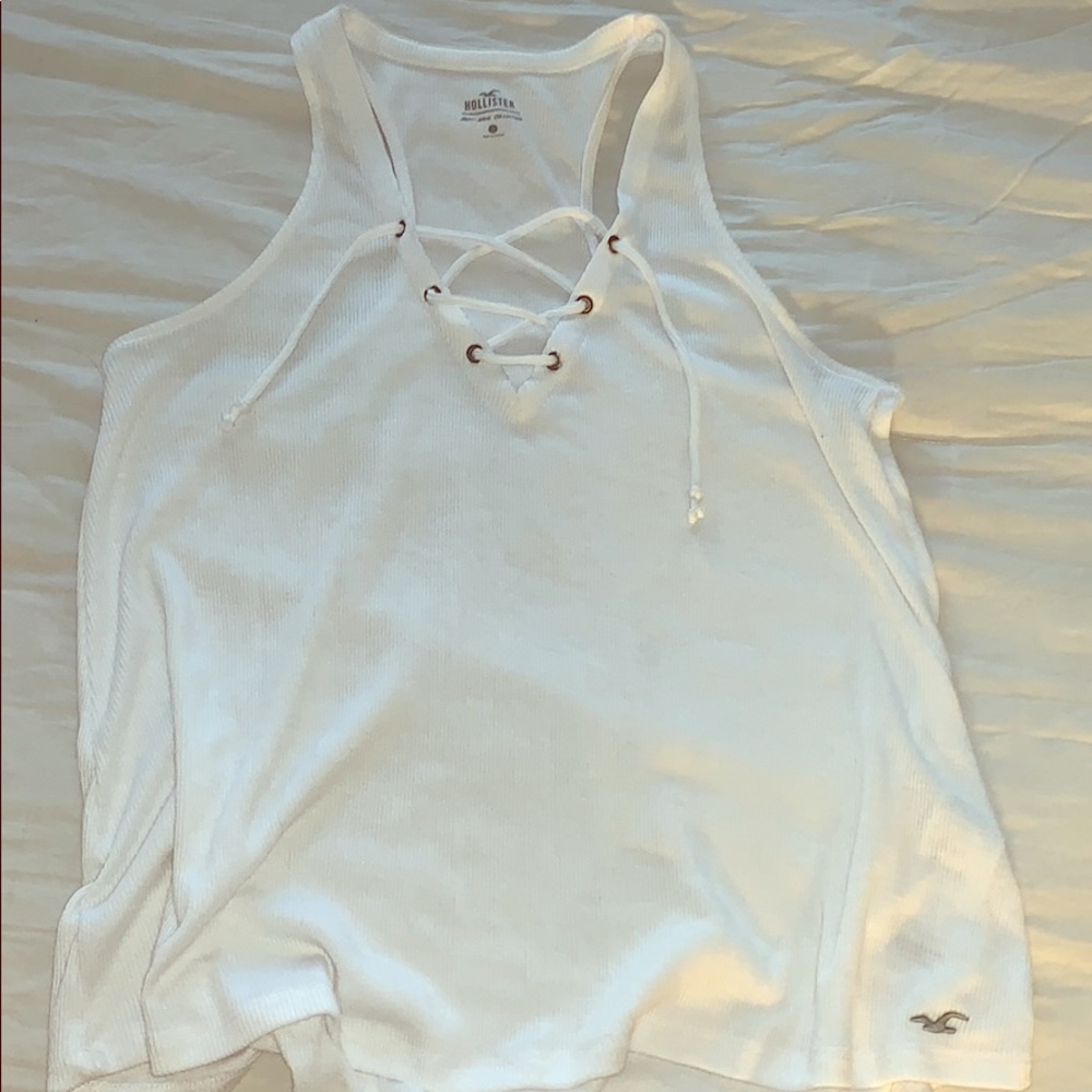 White Hollister top